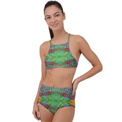 Whimsy Mint High Waist Tankini Set by Thespacecampers