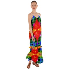 Rolly Beam Cami Maxi Ruffle Chiffon Dress by Thespacecampers