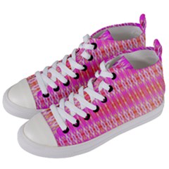 Pinktastic Women s Mid-top Canvas Sneakers by Thespacecampers