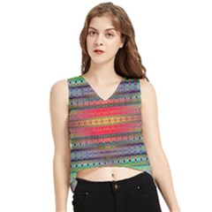 Abundance V-Neck Cropped Tank Top