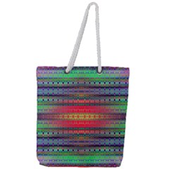 Abundance Full Print Rope Handle Tote (large) by Thespacecampers