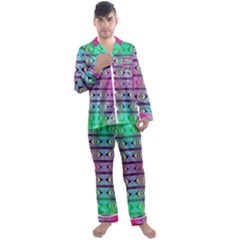 Beam Town Men s Long Sleeve Satin Pajamas Set by Thespacecampers