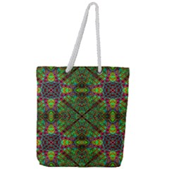 Stringy Time Full Print Rope Handle Tote (large) by Thespacecampers