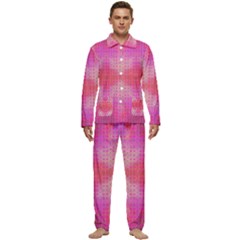 Engulfing Love Men s Long Sleeve Velvet Pocket Pajamas Set by Thespacecampers