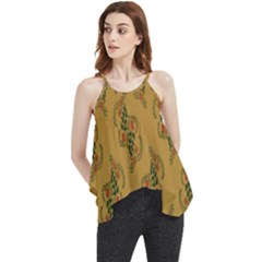 Flowers-001 Flowy Camisole Tank Top