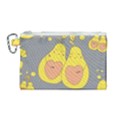 Avocado-yellow Canvas Cosmetic Bag (Medium) View1