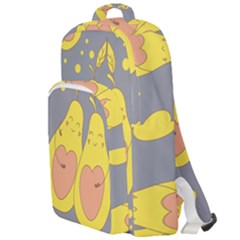 Avocado-yellow Double Compartment Backpack by nate14shop