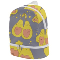 Avocado-yellow Zip Bottom Backpack