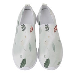 Background-white Abstrack Women s Slip On Sneakers by nate14shop