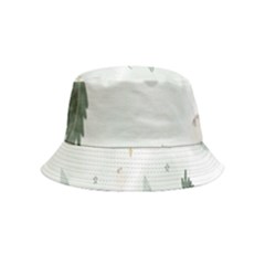 Background-white Abstrack Bucket Hat (kids) by nate14shop