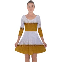 Beer-002 Quarter Sleeve Skater Dress by nate14shop