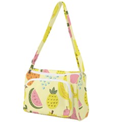 Graphic-fruit Front Pocket Crossbody Bag