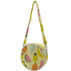 Graphic-fruit Crossbody Circle Bag