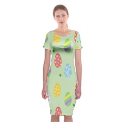 Eggs Classic Short Sleeve Midi Dress by nate14shop