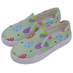 Eggs Kids  Canvas Slip Ons by nate14shop