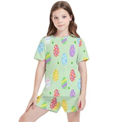Eggs Kids  Tee And Sports Shorts Set by nate14shop