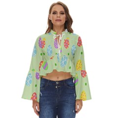 Eggs Boho Long Bell Sleeve Top