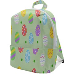 Eggs Zip Up Backpack by nate14shop