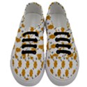 Flowers-gold-white Men s Classic Low Top Sneakers View1