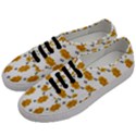 Flowers-gold-white Men s Classic Low Top Sneakers View2