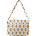 Flowers-gold-blue Courier Bag View3
