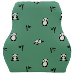 Pandas Car Seat Velour Cushion  by nate14shop