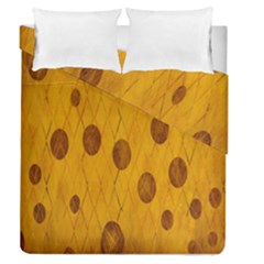 Mustard Duvet Cover Double Side (queen Size) by nate14shop
