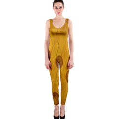 Mustard One Piece Catsuit by nate14shop