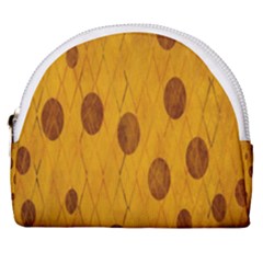 Mustard Horseshoe Style Canvas Pouch by nate14shop