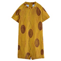 Mustard Kids  Boyleg Half Suit Swimwear by nate14shop
