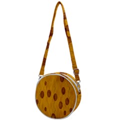 Mustard Crossbody Circle Bag by nate14shop