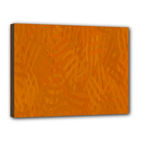 Orange Canvas 16  X 12  (stretched) by nate14shop