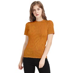 Orange Women s Short Sleeve Rash Guard by nate14shop