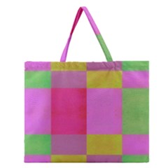 Paper-calor Zipper Large Tote Bag by nate14shop