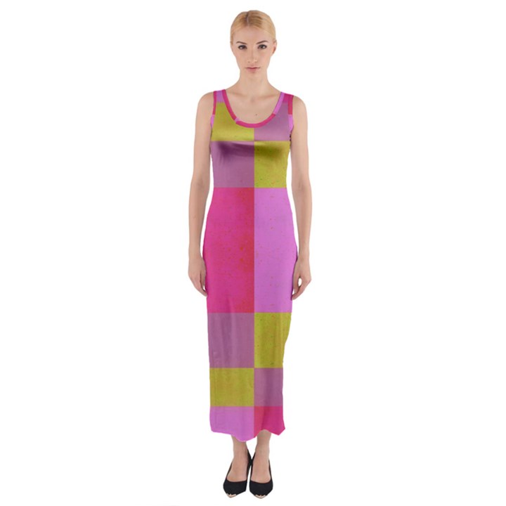 Paper-calor Fitted Maxi Dress