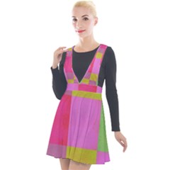 Paper-calor Plunge Pinafore Velour Dress by nate14shop