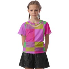 Paper-calor Kids  Front Cut Tee by nate14shop