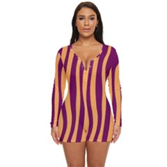 Images Ffiio,tiger Long Sleeve Boyleg Swimsuit