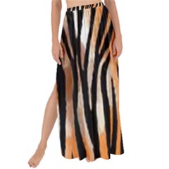 Seamless Zebra Stripe Maxi Chiffon Tie-up Sarong