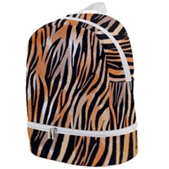 Seamless Zebra Stripe Zip Bottom Backpack by nate14shop