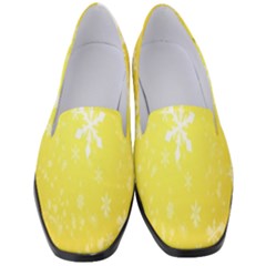 Snowflakes Women s Classic Loafer Heels by nate14shop