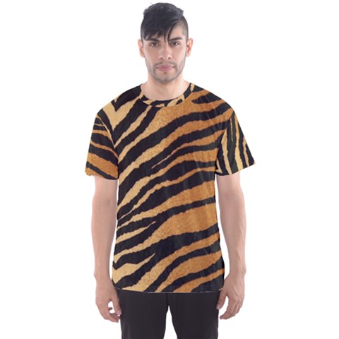 Greenhouse-fabrics-tiger-stripes Men s Sport Mesh Tee by nate14shop