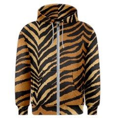 Greenhouse-fabrics-tiger-stripes Men s Zipper Hoodie by nate14shop