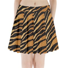 Greenhouse-fabrics-tiger-stripes Pleated Mini Skirt by nate14shop