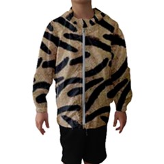 Tiger 001 Kids  Hooded Windbreaker by nate14shop