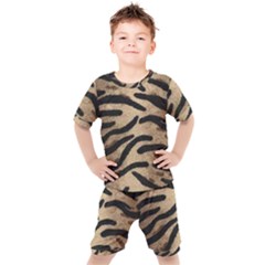 Tiger 001 Kids  Tee And Shorts Set by nate14shop