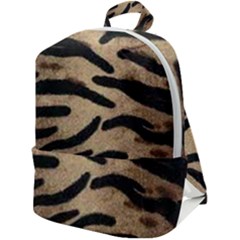 Tiger 001 Zip Up Backpack by nate14shop