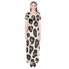 Tiger002 Short Sleeve Maxi Dress by nate14shop
