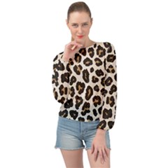 Tiger002 Banded Bottom Chiffon Top by nate14shop