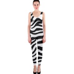 Tiger White-black 003 Jpg One Piece Catsuit by nate14shop